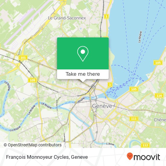 François Monnoyeur Cycles map