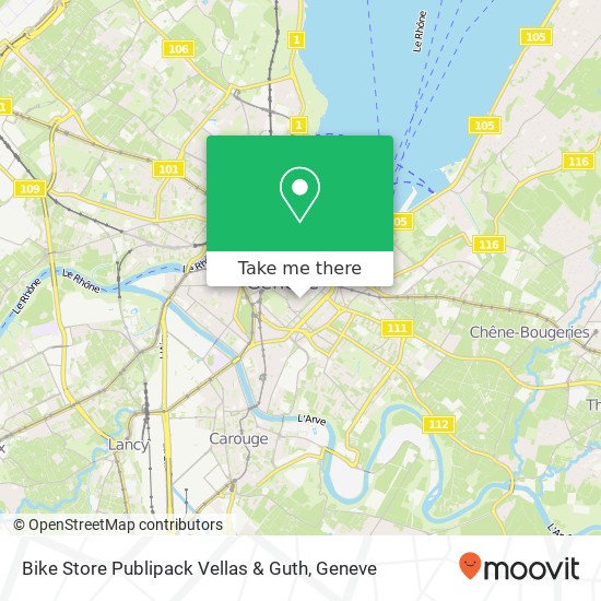 Bike Store Publipack Vellas & Guth Karte