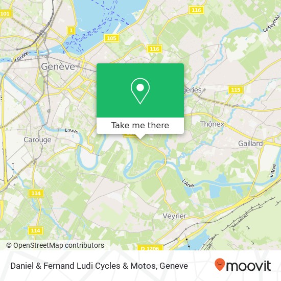 Daniel & Fernand Ludi Cycles & Motos map