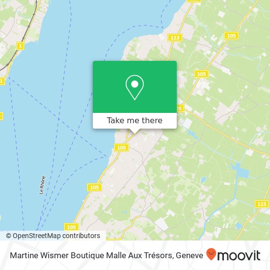 Martine Wismer Boutique Malle Aux Trésors map