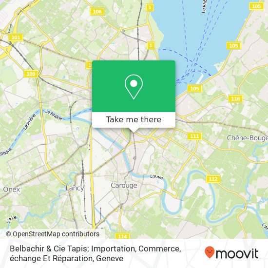 Belbachir & Cie Tapis; Importation, Commerce, échange Et Réparation map