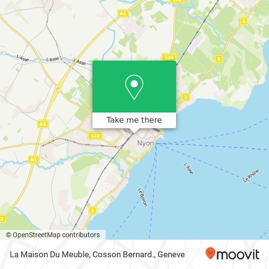 La Maison Du Meuble, Cosson Bernard. map