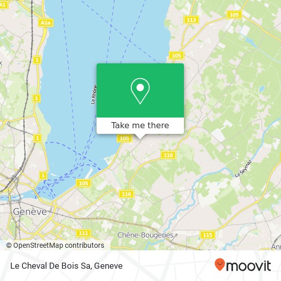 Le Cheval De Bois Sa map