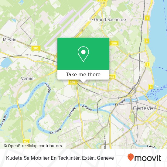 Kudeta Sa Mobilier En Teck,intér. Extér. map