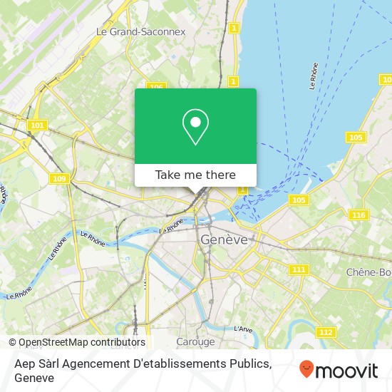 Aep Sàrl Agencement D'etablissements Publics map