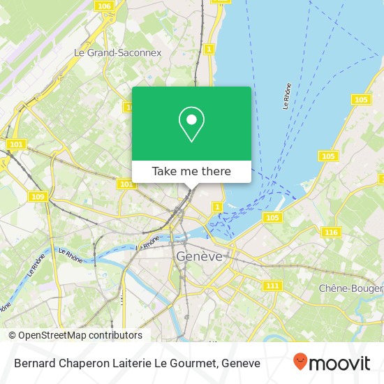 Bernard Chaperon Laiterie Le Gourmet map