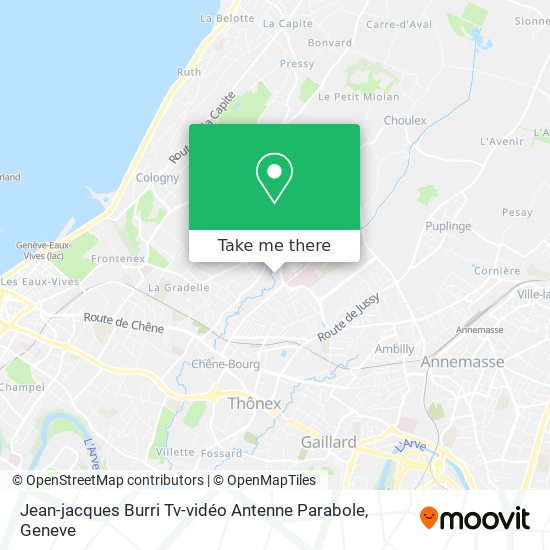 Jean-jacques Burri Tv-vidéo Antenne Parabole map