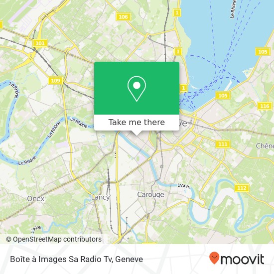 Boîte à Images Sa Radio Tv map