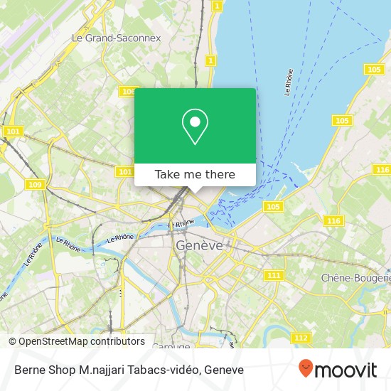 Berne Shop M.najjari Tabacs-vidéo map