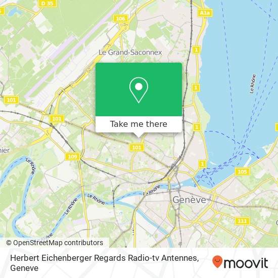 Herbert Eichenberger Regards Radio-tv Antennes Karte
