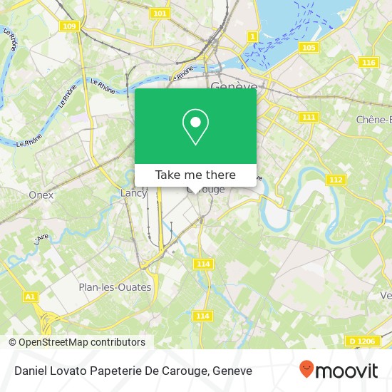 Daniel Lovato Papeterie De Carouge map
