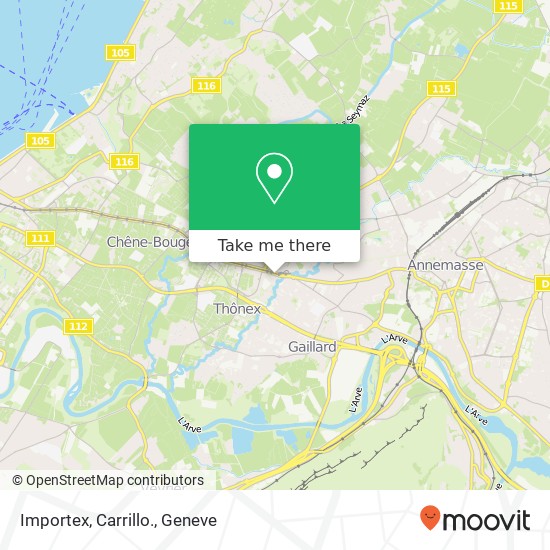 Importex, Carrillo. map