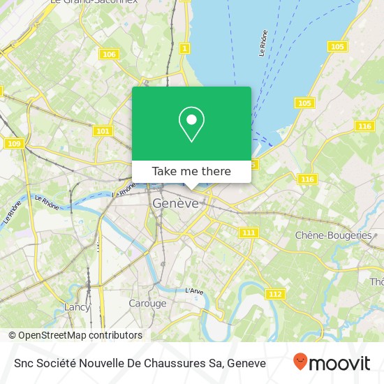 Snc Société Nouvelle De Chaussures Sa map