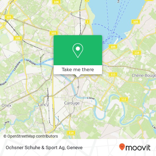 Ochsner Schuhe & Sport Ag Karte