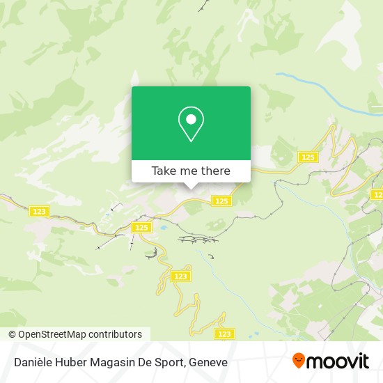 Danièle Huber Magasin De Sport map