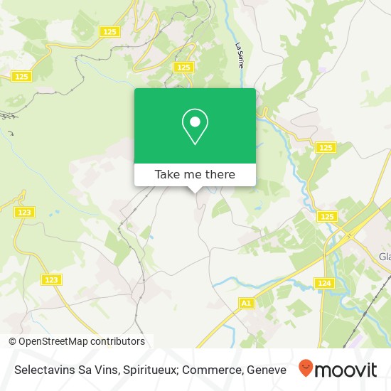 Selectavins Sa Vins, Spiritueux; Commerce Karte