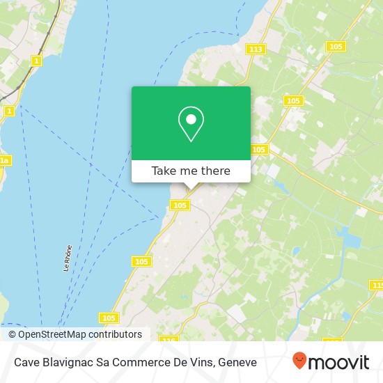 Cave Blavignac Sa Commerce De Vins map