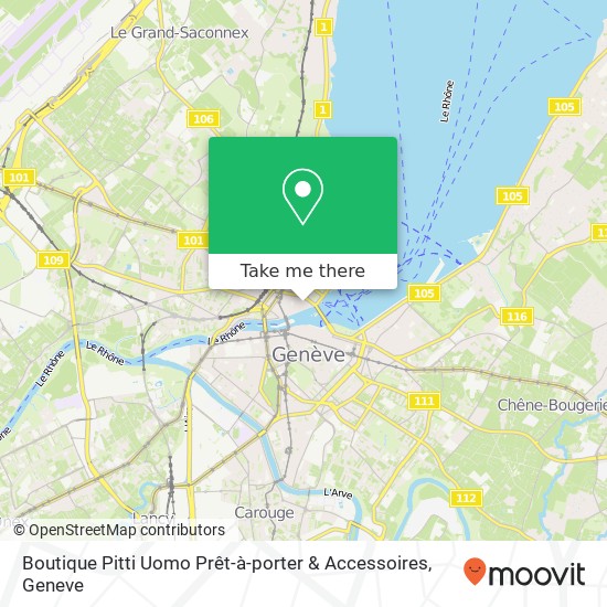 Boutique Pitti Uomo Prêt-à-porter & Accessoires map