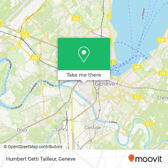 Humbert Cetti Tailleur map