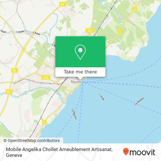Mobile Angelika Chollet Ameublement Artisanat map