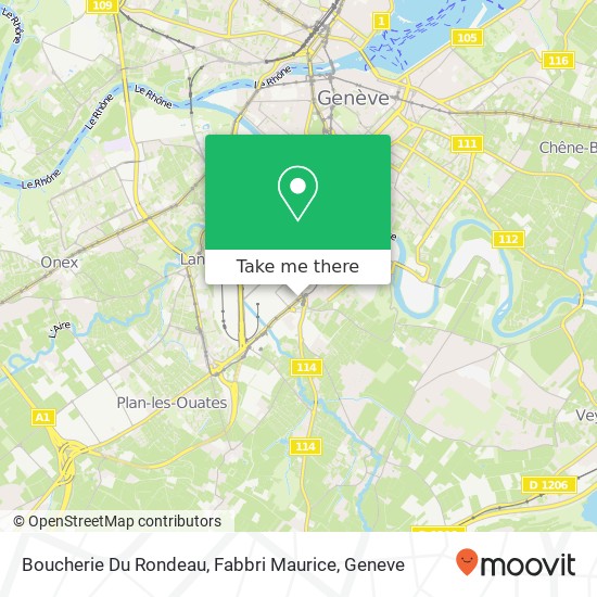 Boucherie Du Rondeau, Fabbri Maurice map
