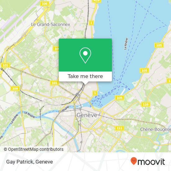 Gay Patrick map