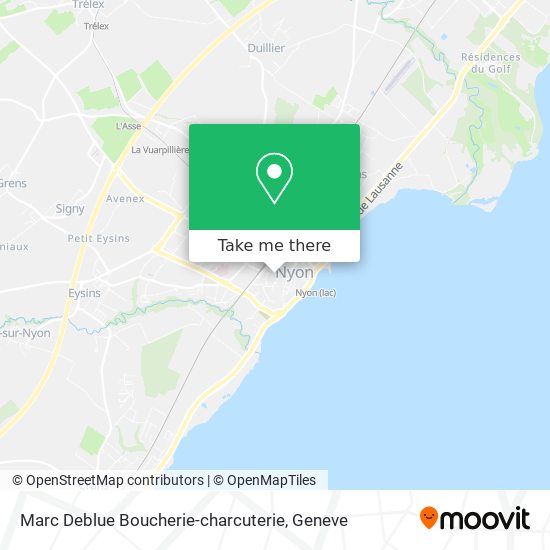 Marc Deblue Boucherie-charcuterie map