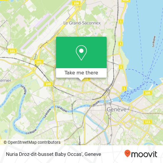 Nuria Droz-dit-busset Baby Occas' Karte