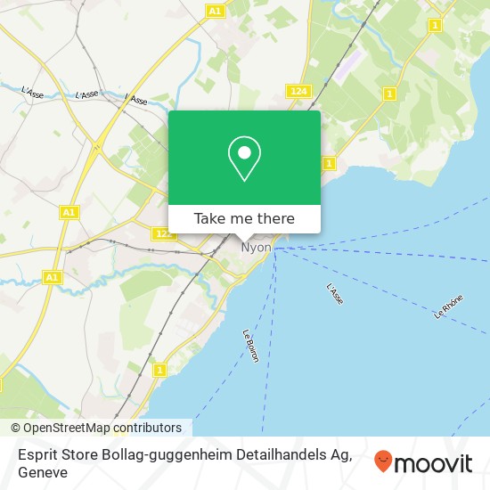 Esprit Store Bollag-guggenheim Detailhandels Ag map