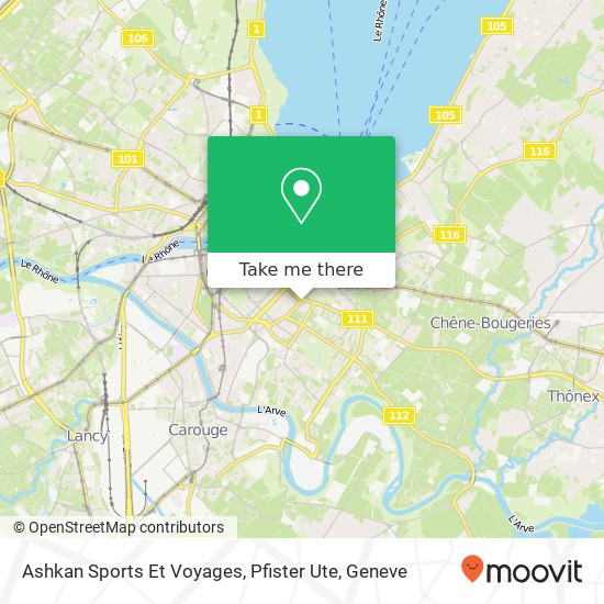 Ashkan Sports Et Voyages, Pfister Ute map