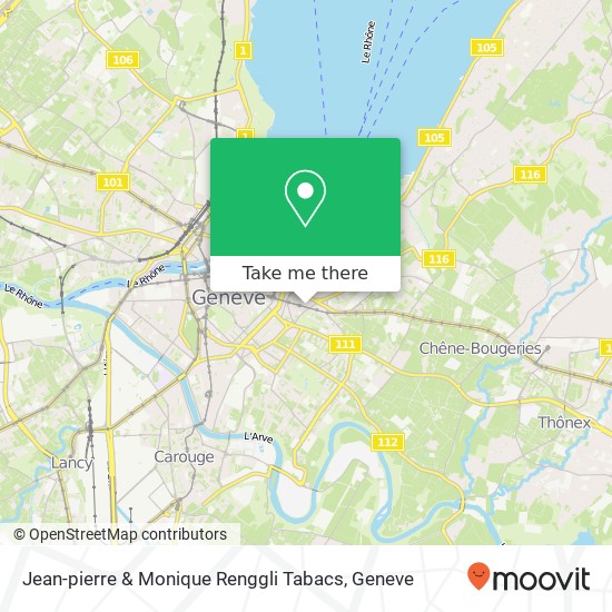 Jean-pierre & Monique Renggli Tabacs map