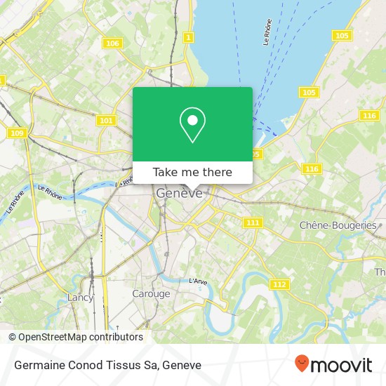 Germaine Conod Tissus Sa map