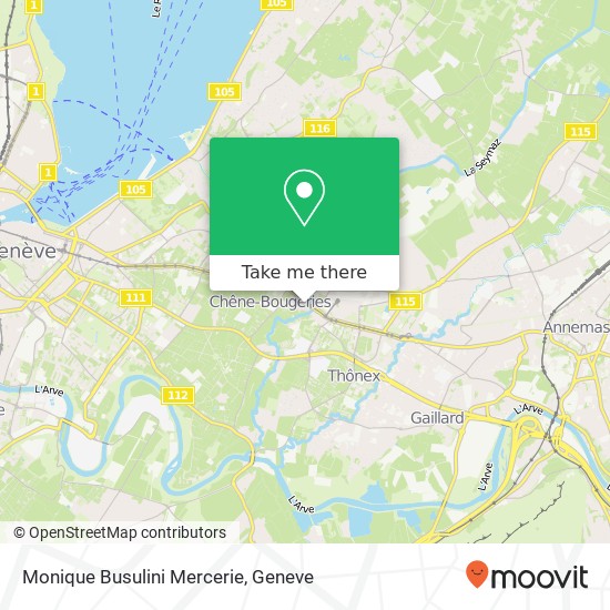 Monique Busulini Mercerie map