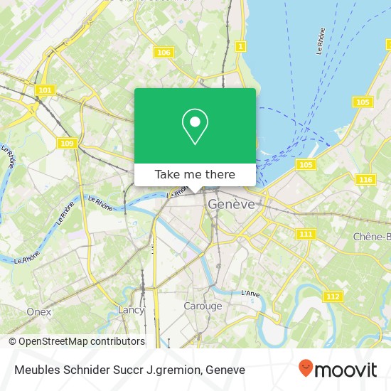 Meubles Schnider Succr J.gremion map