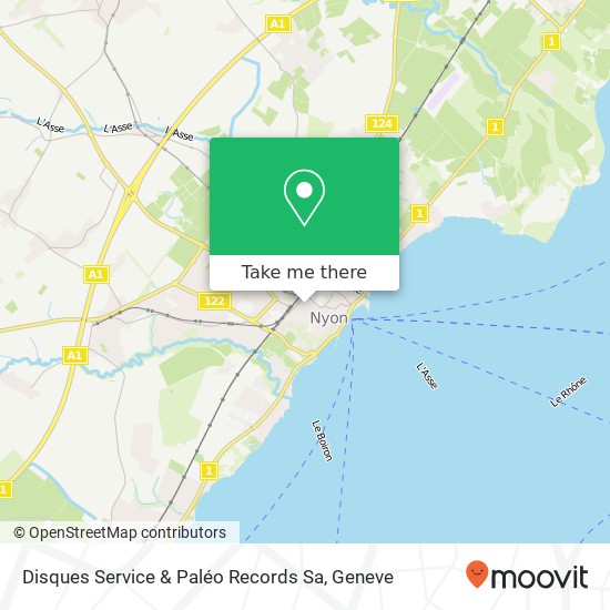 Disques Service & Paléo Records Sa map