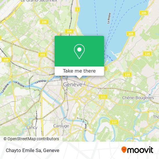 Chayto Emile Sa map