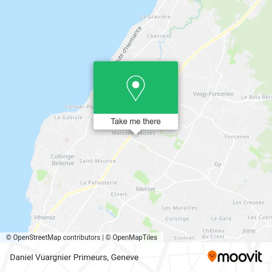 Daniel Vuargnier Primeurs map