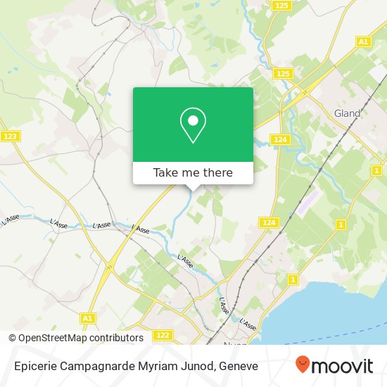 Epicerie Campagnarde Myriam Junod map