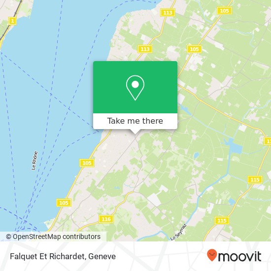 Falquet Et Richardet map