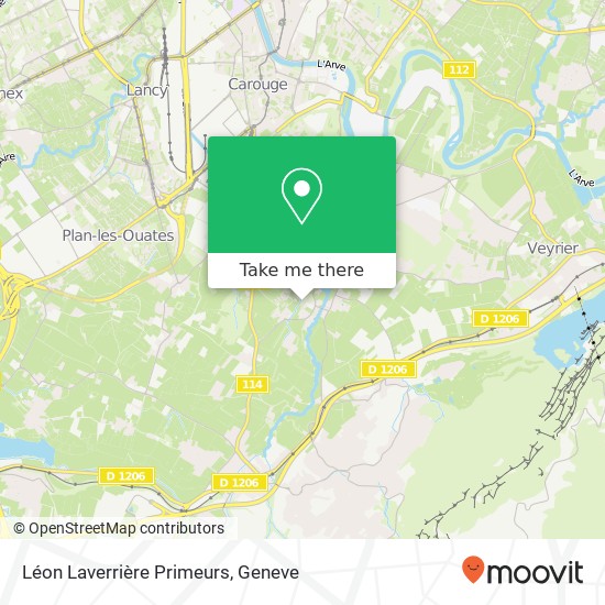 Léon Laverrière Primeurs map
