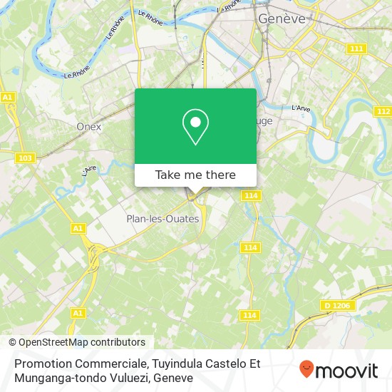 Promotion Commerciale, Tuyindula Castelo Et Munganga-tondo Vuluezi map