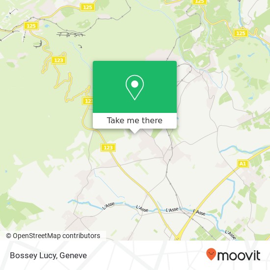 Bossey Lucy map