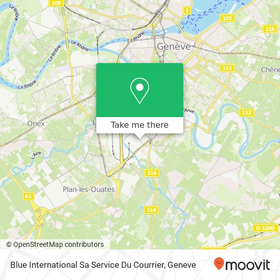 Blue International Sa Service Du Courrier map