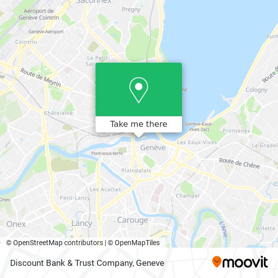 Discount Bank & Trust Company map