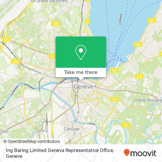 Ing Baring Limited Geneva Representative Office map