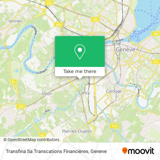 Transfina Sa Transcations Financières map