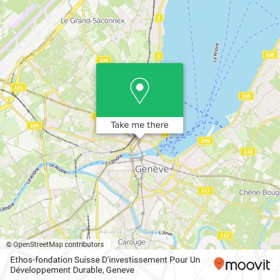 Ethos-fondation Suisse D'investissement Pour Un Développement Durable map