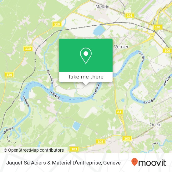 Jaquet Sa Aciers & Matériel D'entreprise map
