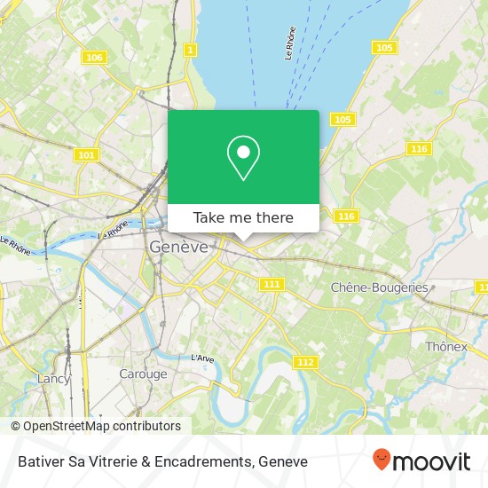 Bativer Sa Vitrerie & Encadrements map