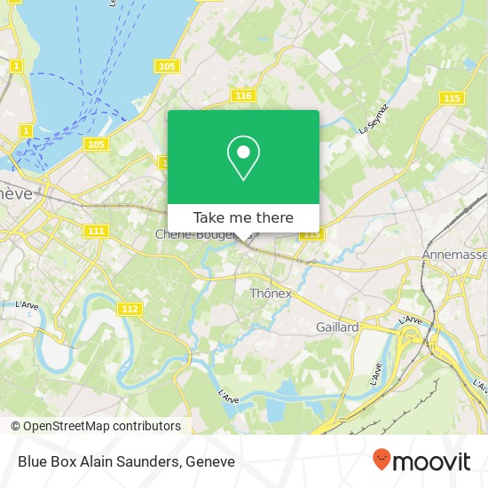 Blue Box Alain Saunders map